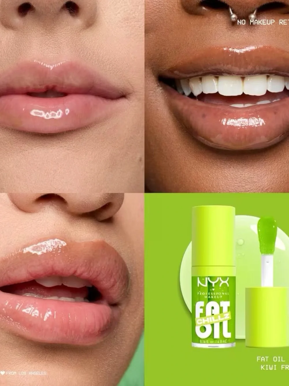 NYX Chillz fat oil in kiwi freeze